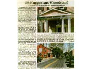 US-Flaggen aus Womelsdorf